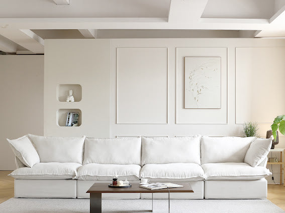 Anora Modular Classic Cloud Sofa - 4 Piece Set