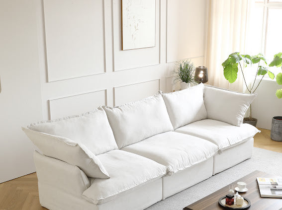 Anora Modular Classic Cloud Sofa - 3 Piece Set