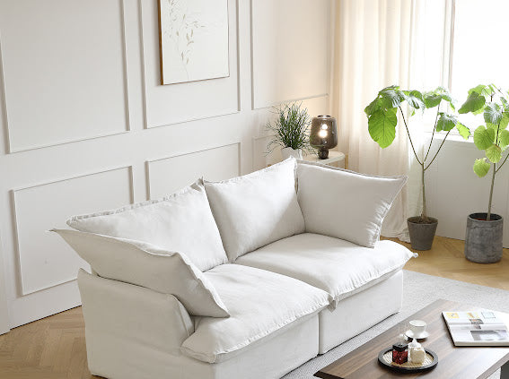 Anora Modular Classic Cloud Sofa - Loveseat