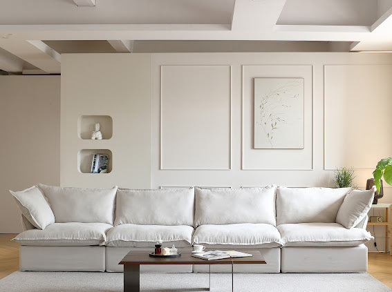 Anora Modular Classic Cloud Sofa - 4 Piece Set
