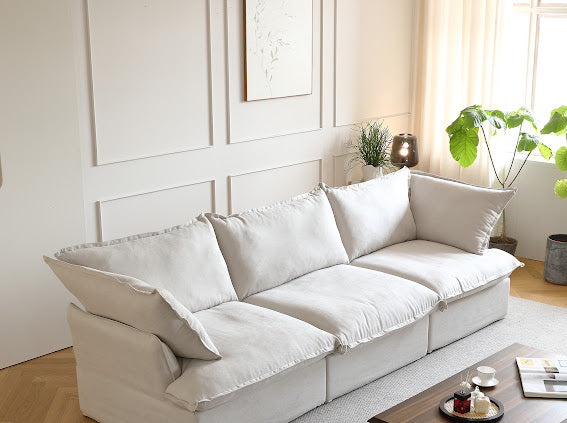 Anora Modular Classic Cloud Sofa - 3 Piece Set