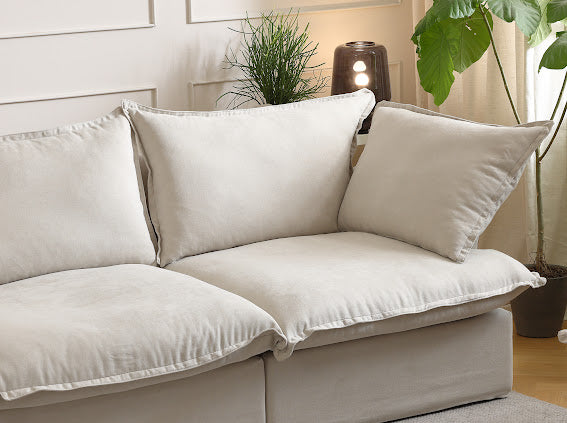 Anora Modular Classic Cloud Sofa - 3 Piece Set