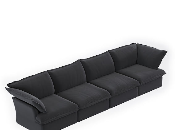 Anora Modular Classic Cloud Sofa - 4 Piece Set