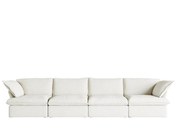 Anora Modular Classic Cloud Sofa - 4 Piece Set