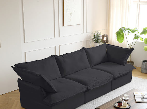 Anora Modular Classic Cloud Sofa - 3 Piece Set