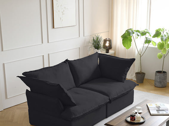 Anora Modular Classic Cloud Sofa - Loveseat