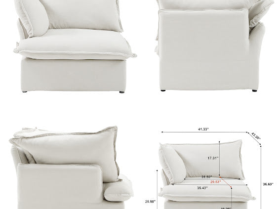 Anora Right Arm Chair Replacement Cover