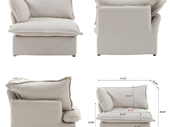 Anora Right Arm Chair Replacement Cover