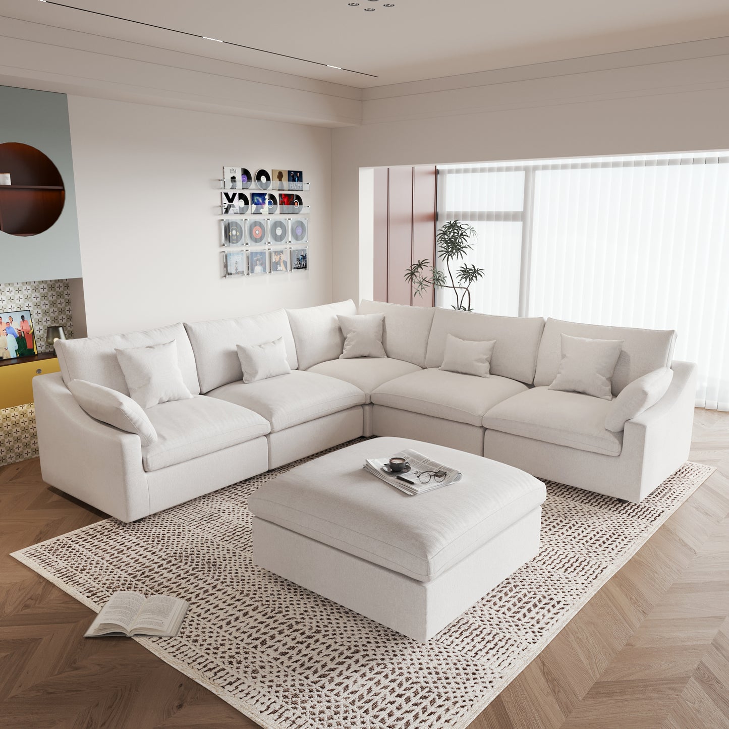 Aden Slope Arm Sofa