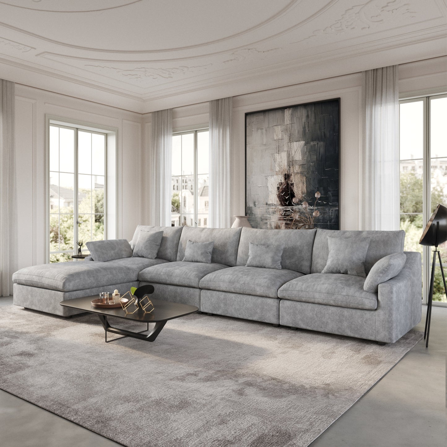 Aden Slope Arm Sofa