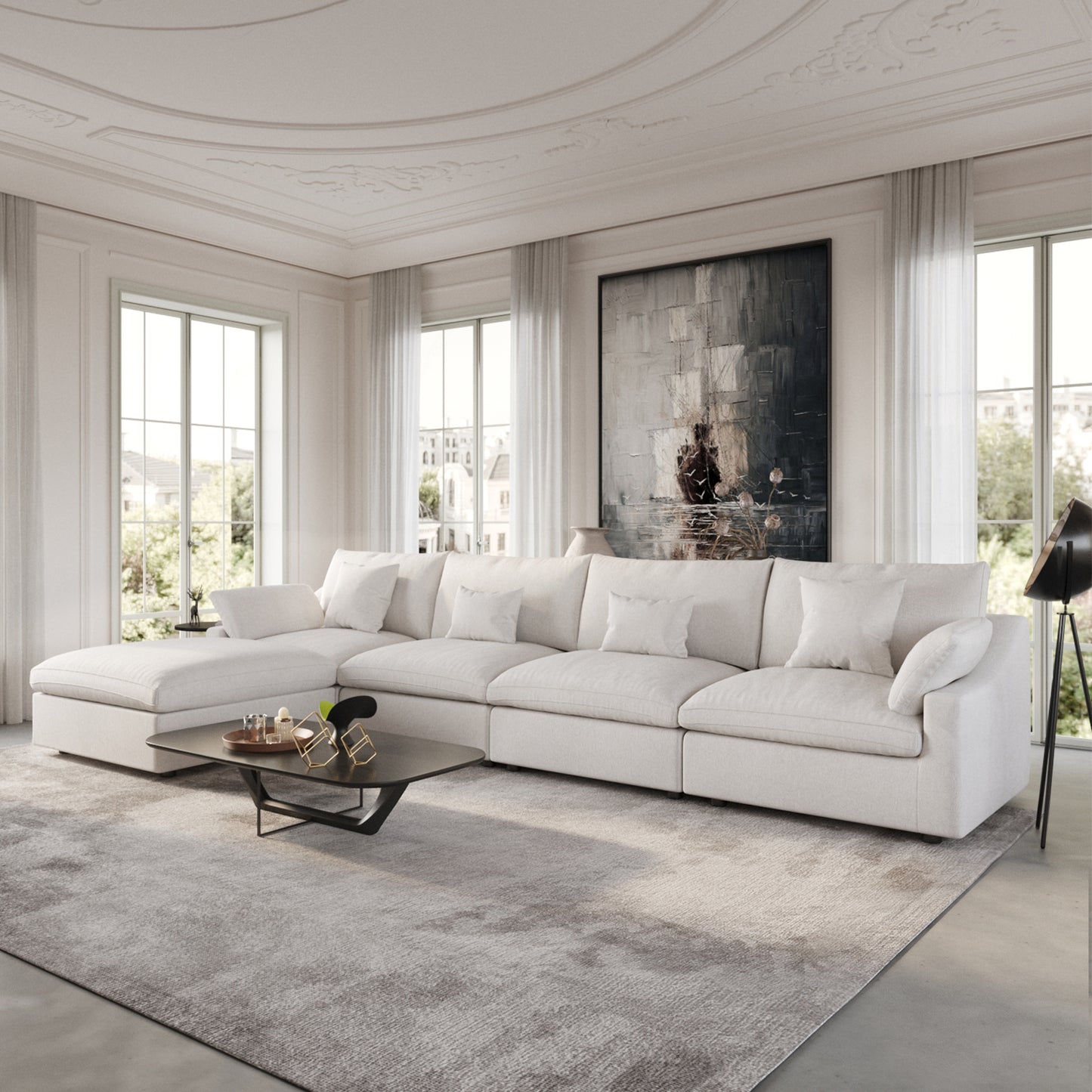 Aden Slope Arm Sofa