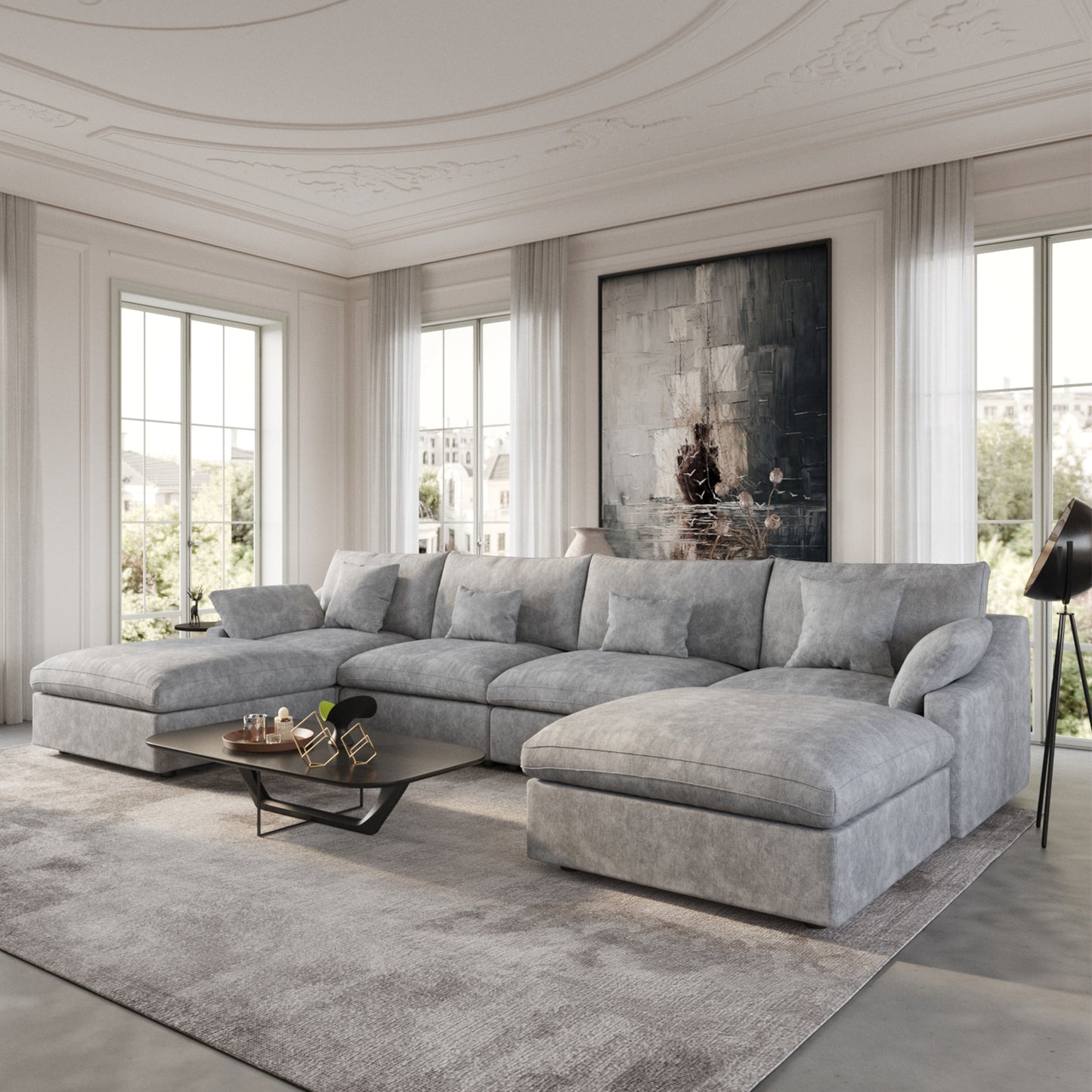 Aden Slope Arm Sofa