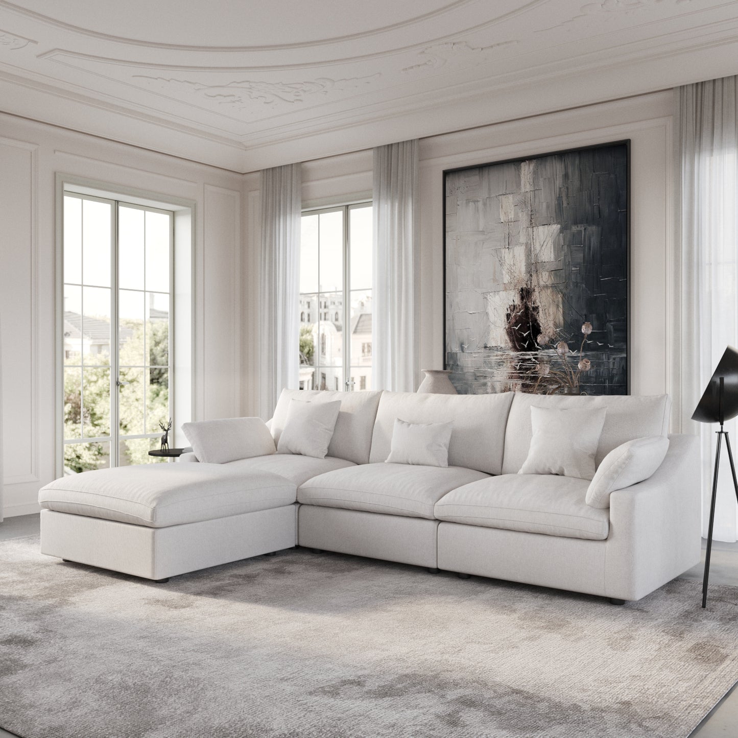 Aden Slope Arm Sofa