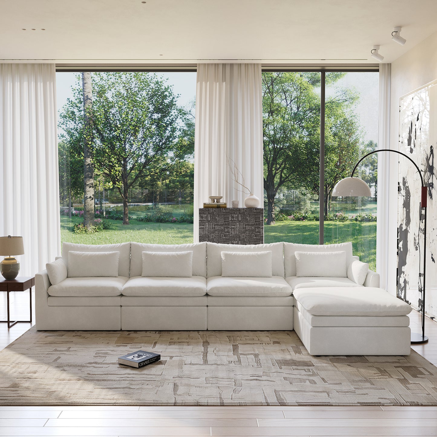Jemma Track Arm Sofa Set