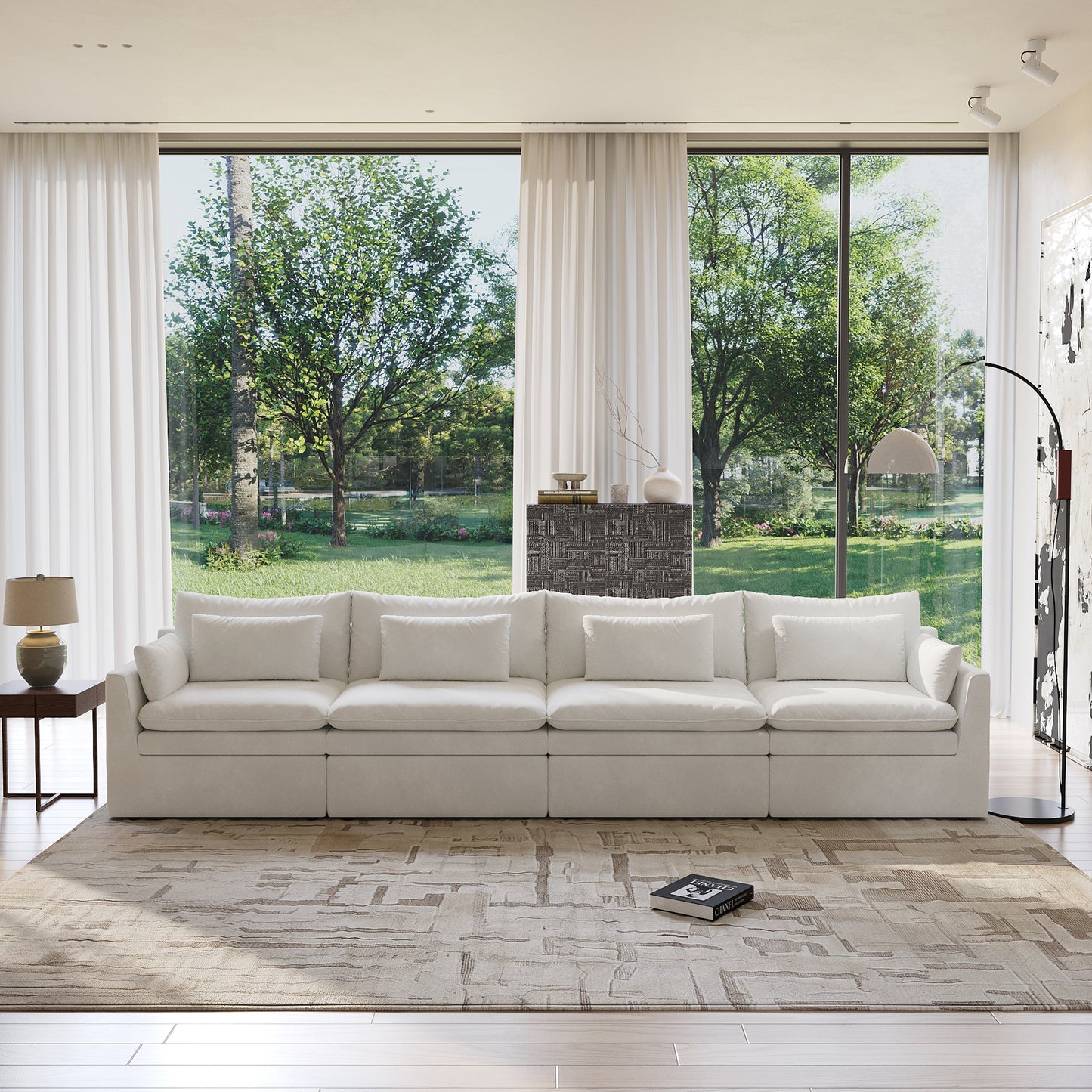 Jemma Track Arm Sofa Set
