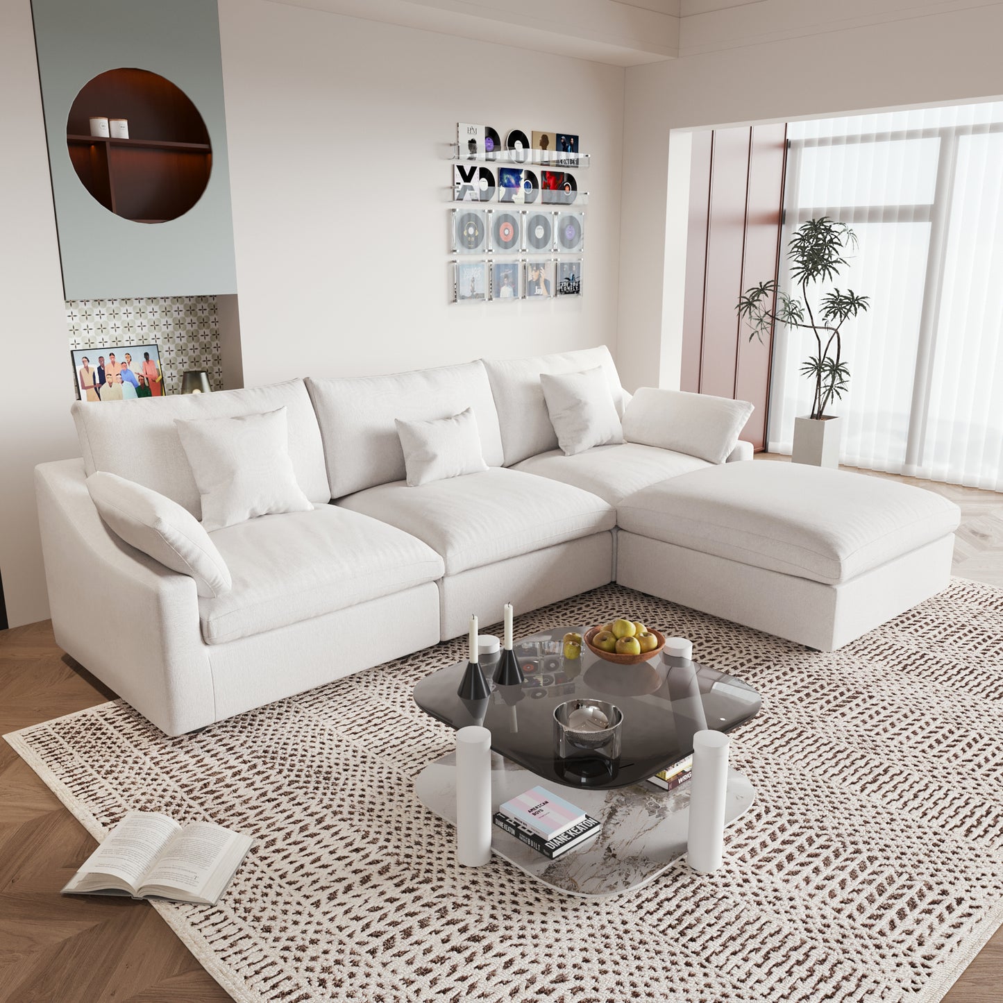 Aden Slope Arm Sofa