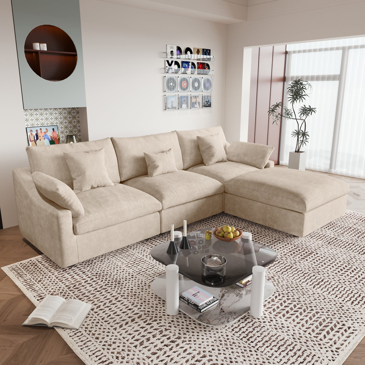 Aden Slope Arm Sofa
