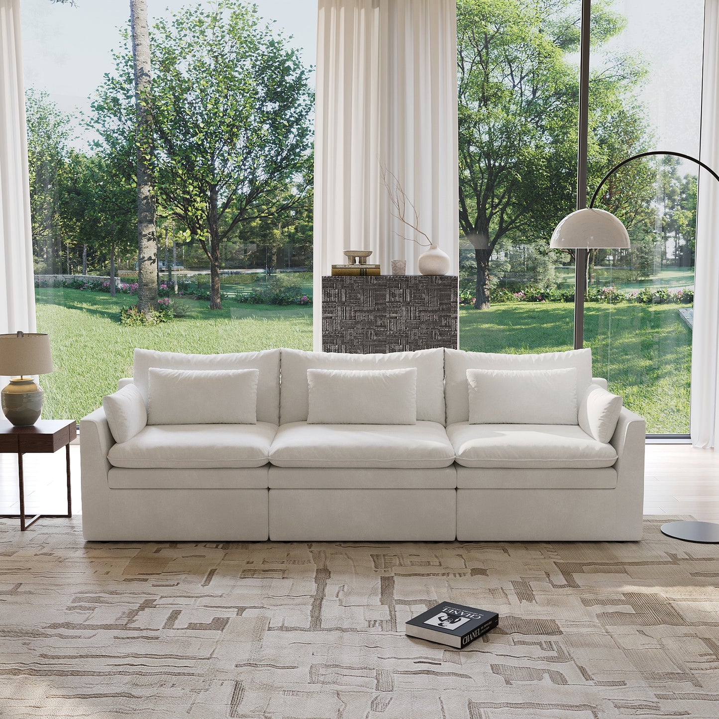 Jemma Track Arm Sofa Set