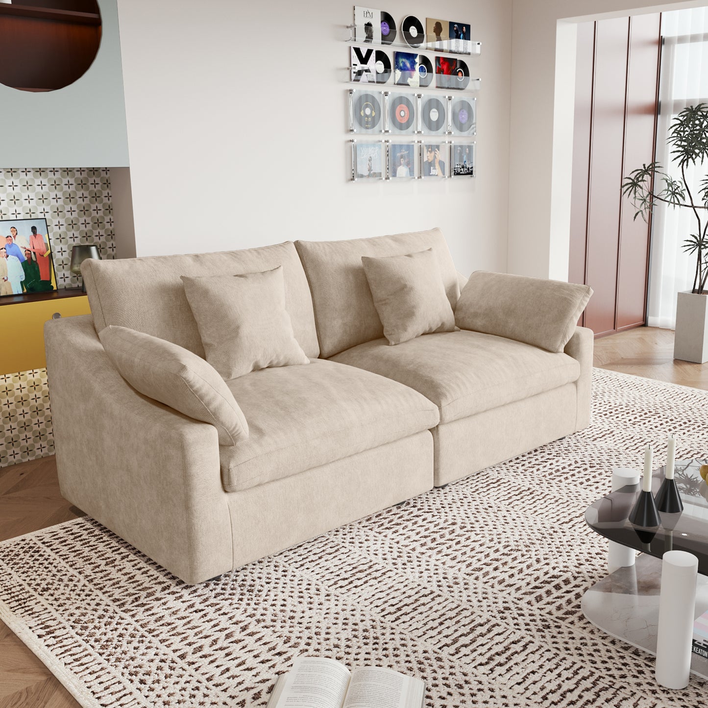 Aden Slope Arm Sofa