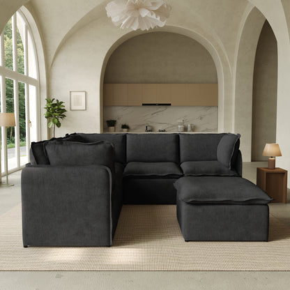 Luna Slim Arm Sofa Set