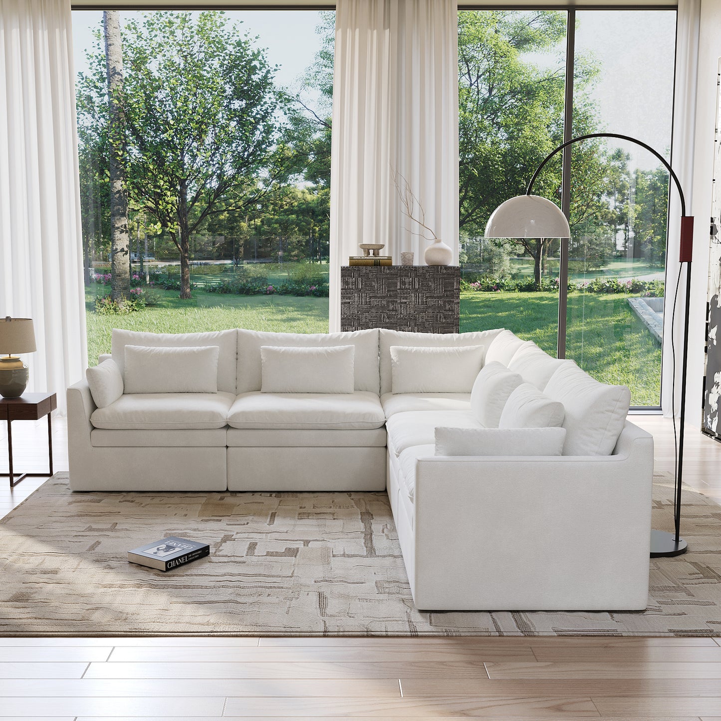 Jemma Track Arm Sofa Set