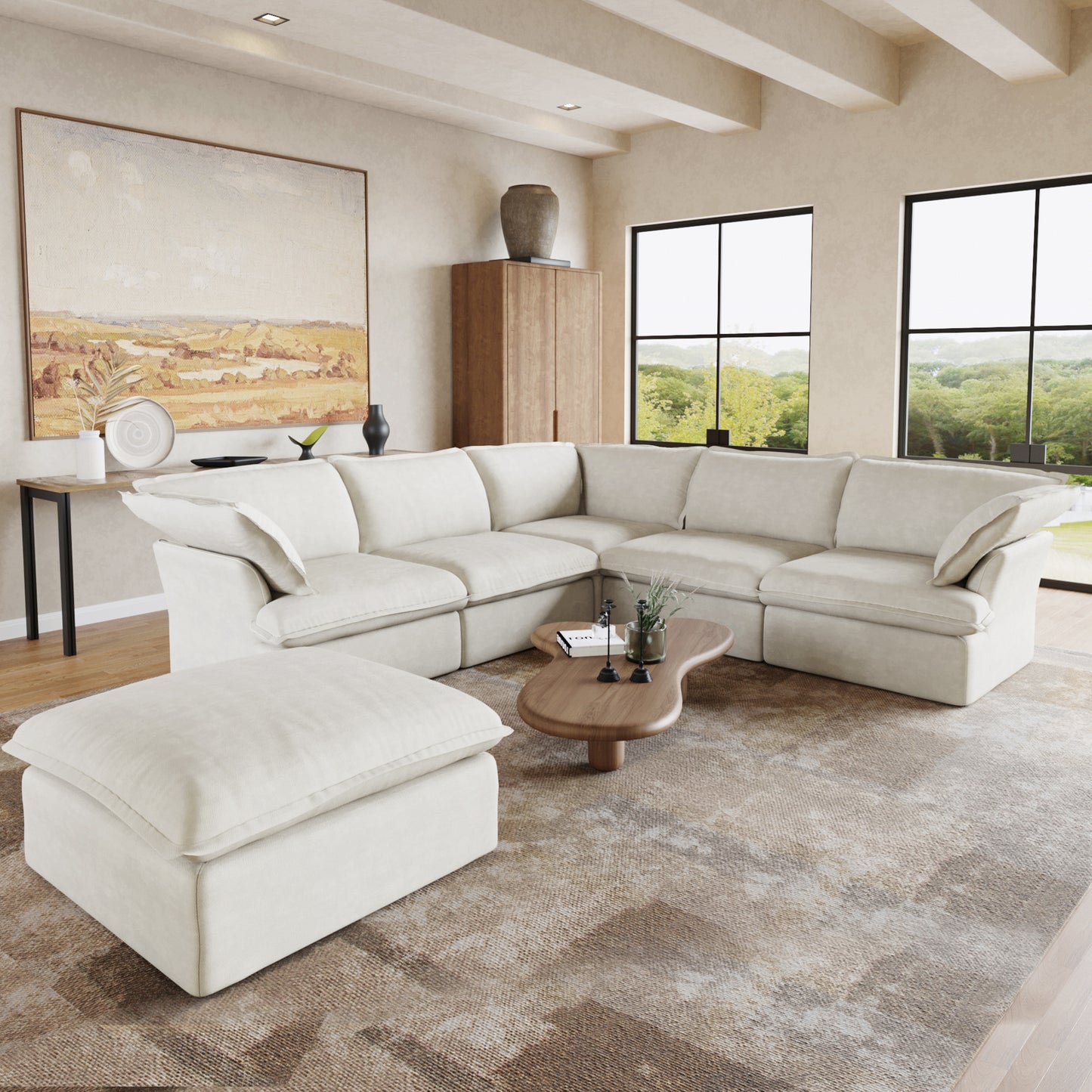 Anora Flare Arm Sofa