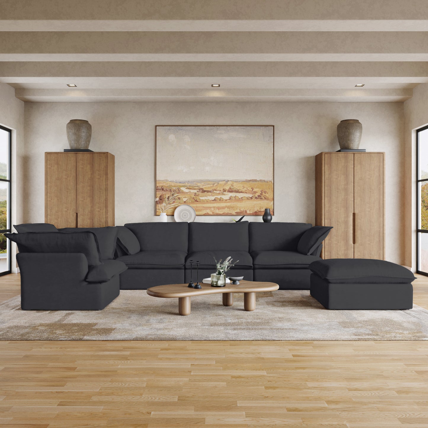 Anora Flare Arm Sofa