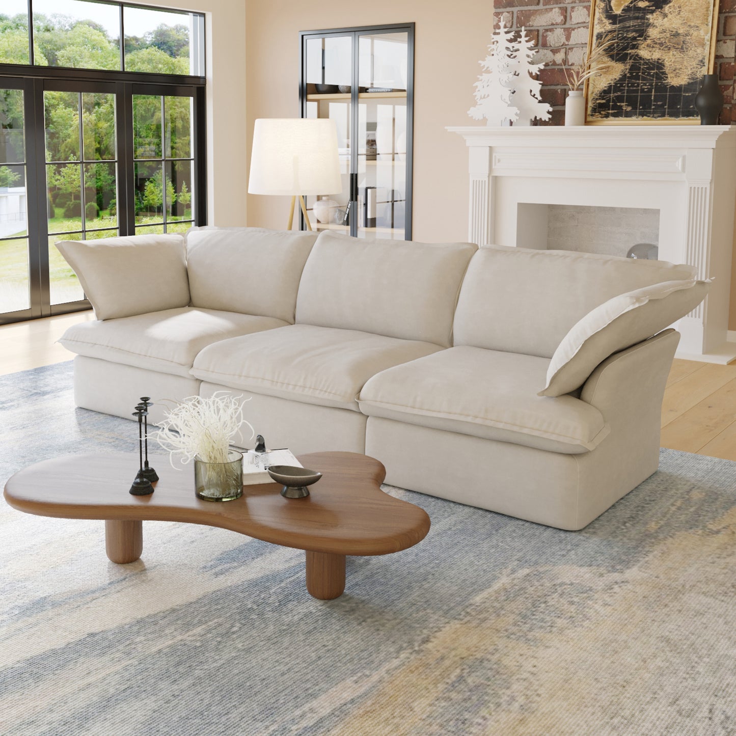 Anora Flare Arm Sofa