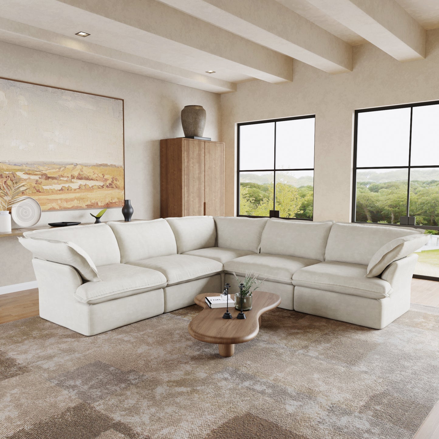Anora Flare Arm Sofa