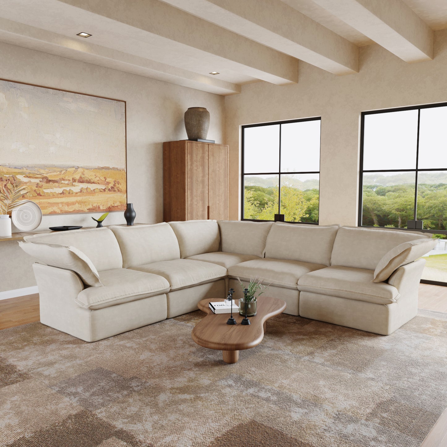 Anora Flare Arm Sofa