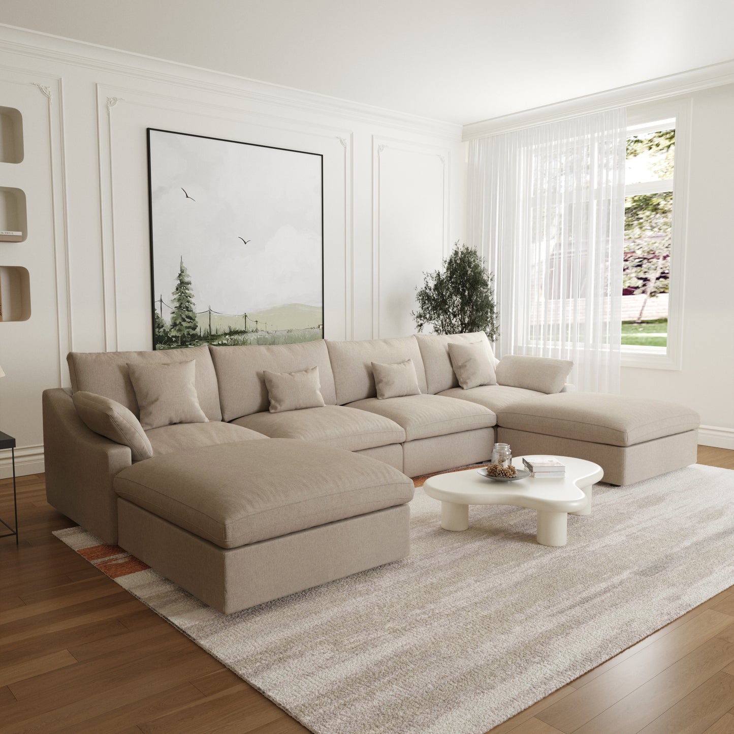 Aden Slope Arm Sofa