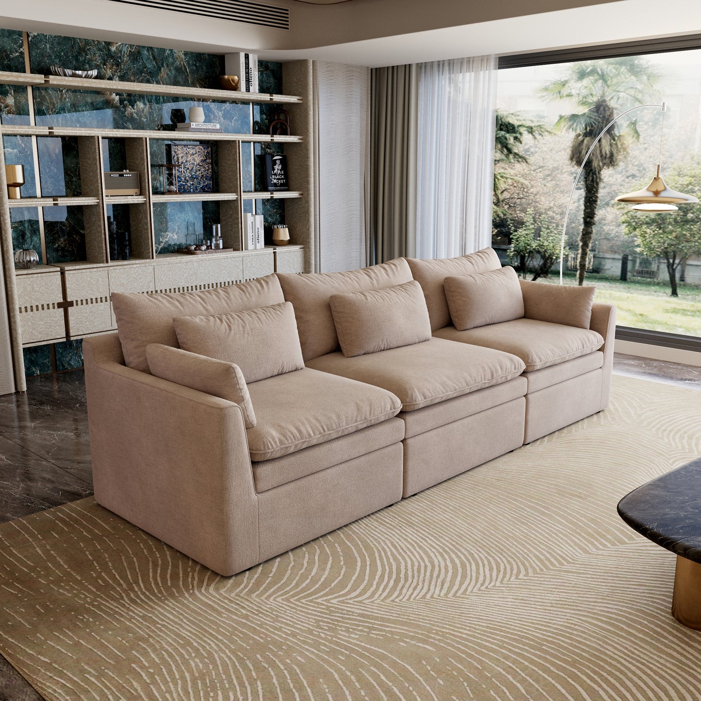 Jemma Track Arm Sofa Set