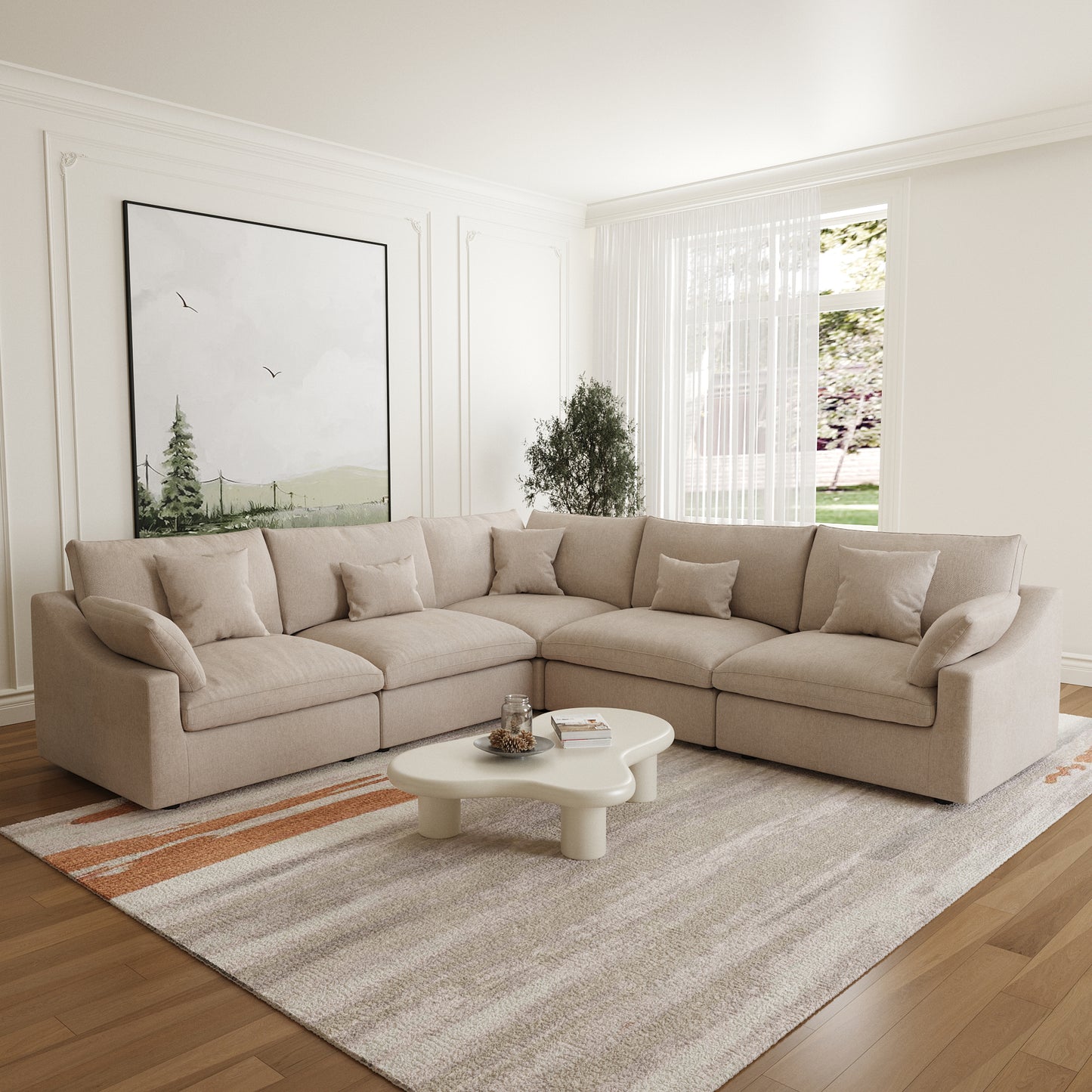 Aden Slope Arm Sofa