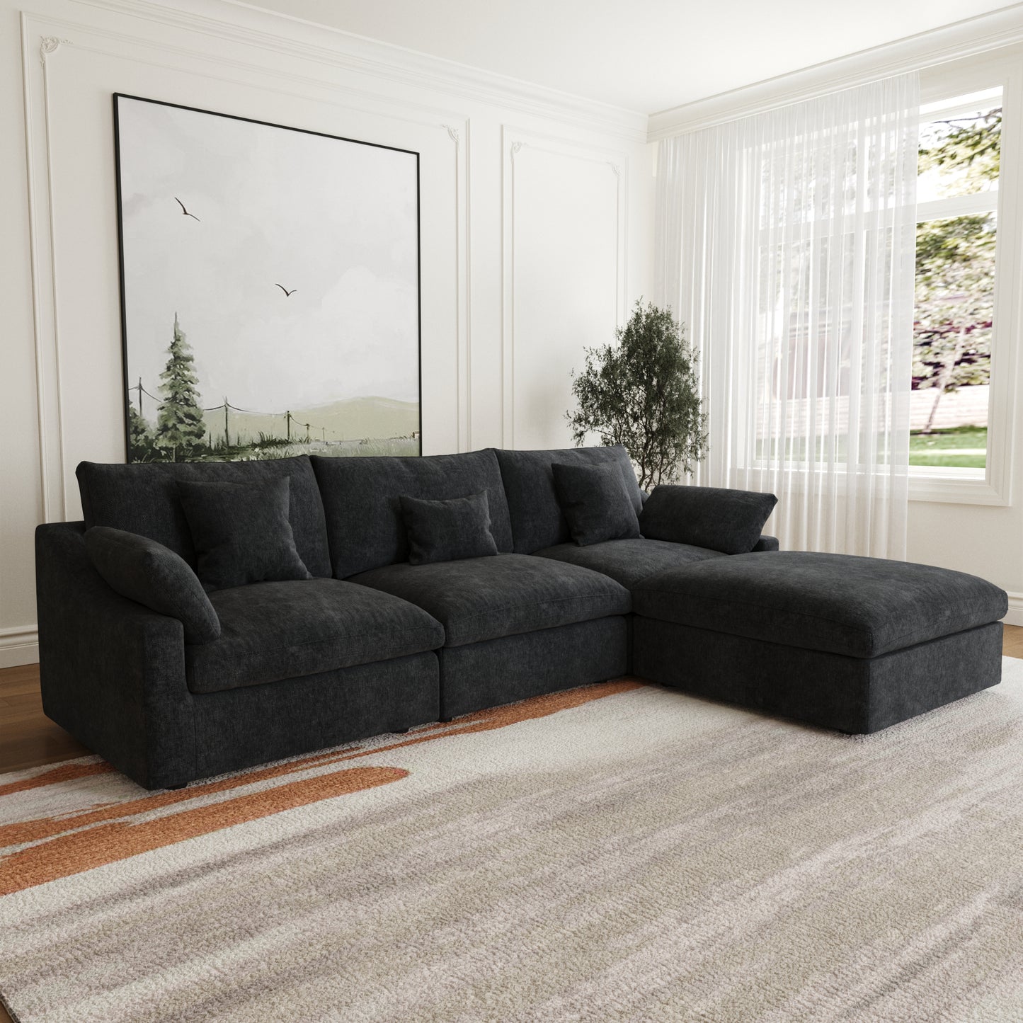 Aden Slope Arm Sofa