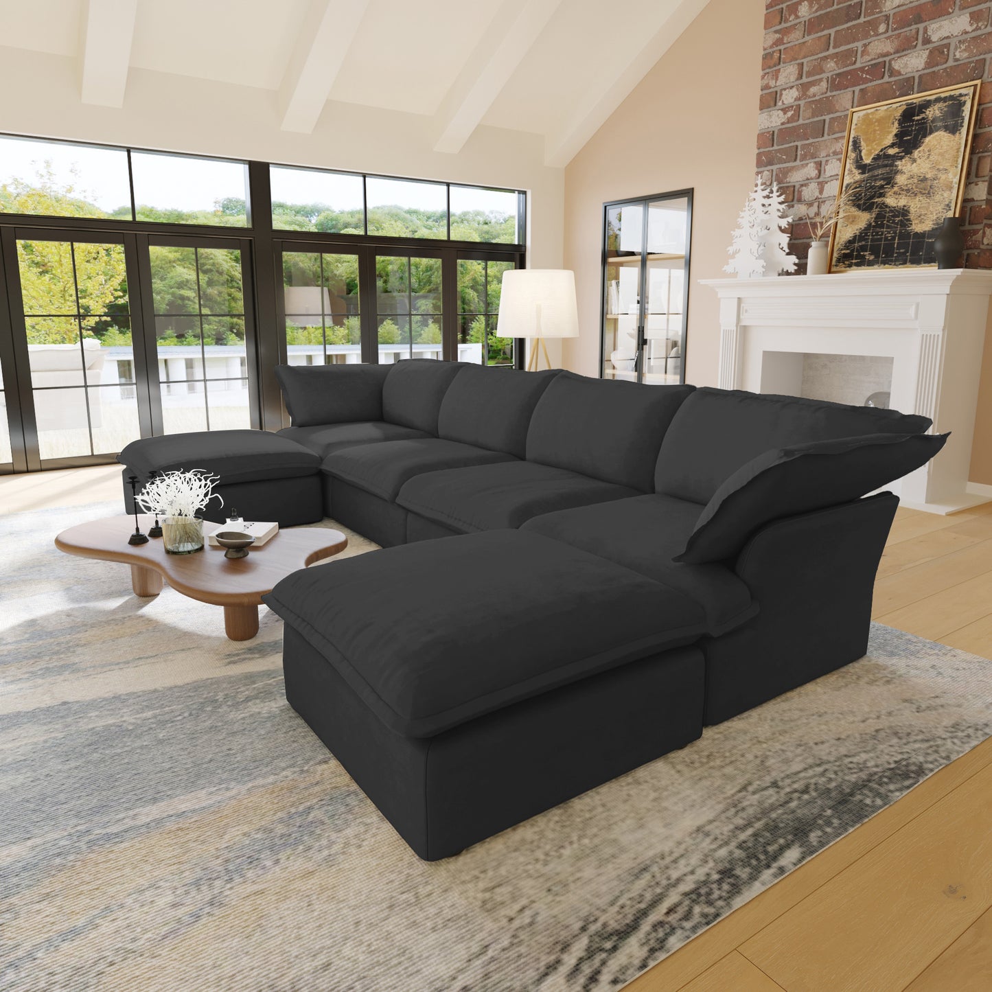Anora Flare Arm Sofa