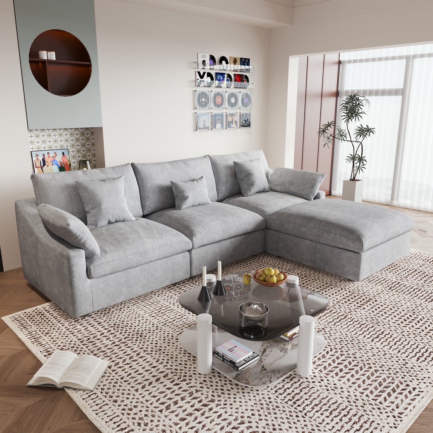 Aden Slope Arm Sofa