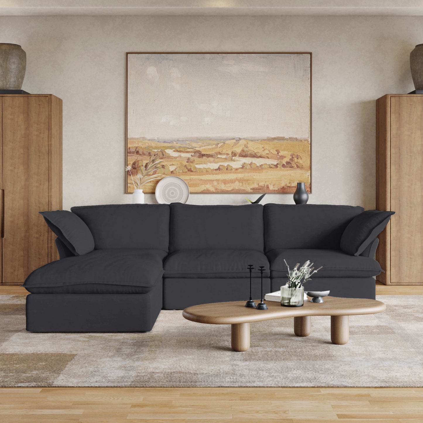 Anora Flare Arm Sofa