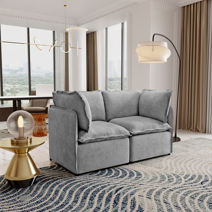 Luna Slim Arm Sofa Set