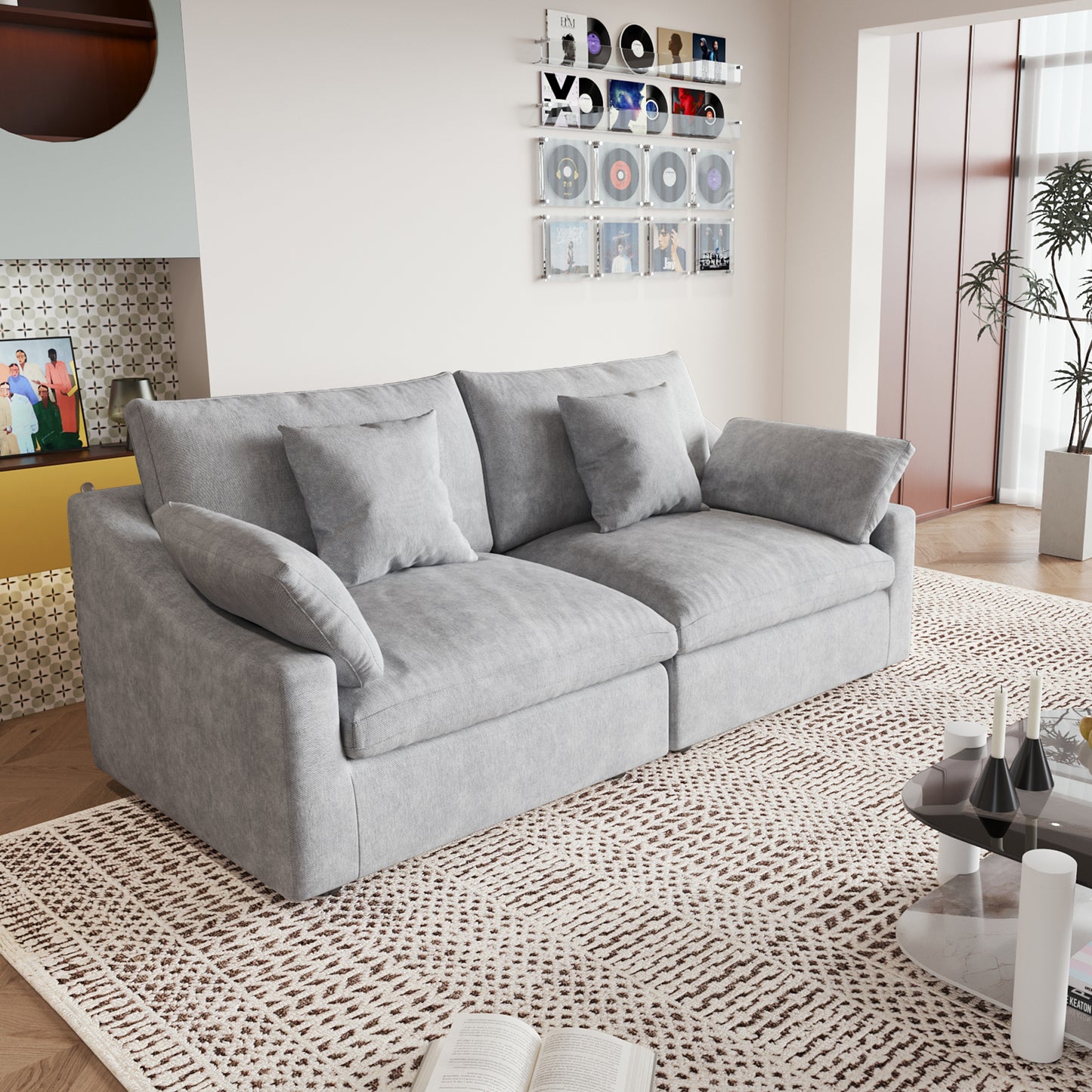 Aden Slope Arm Sofa