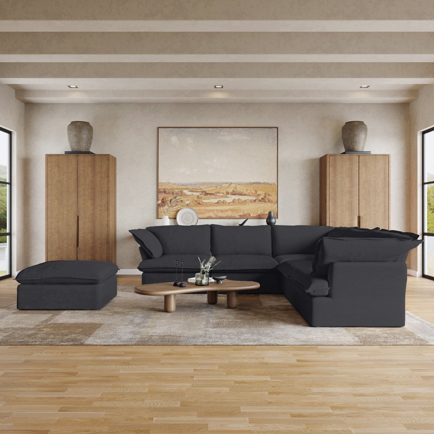 Anora Flare Arm Sofa