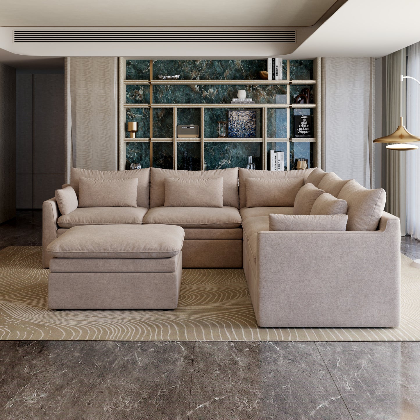 Jemma Track Arm Sofa Set