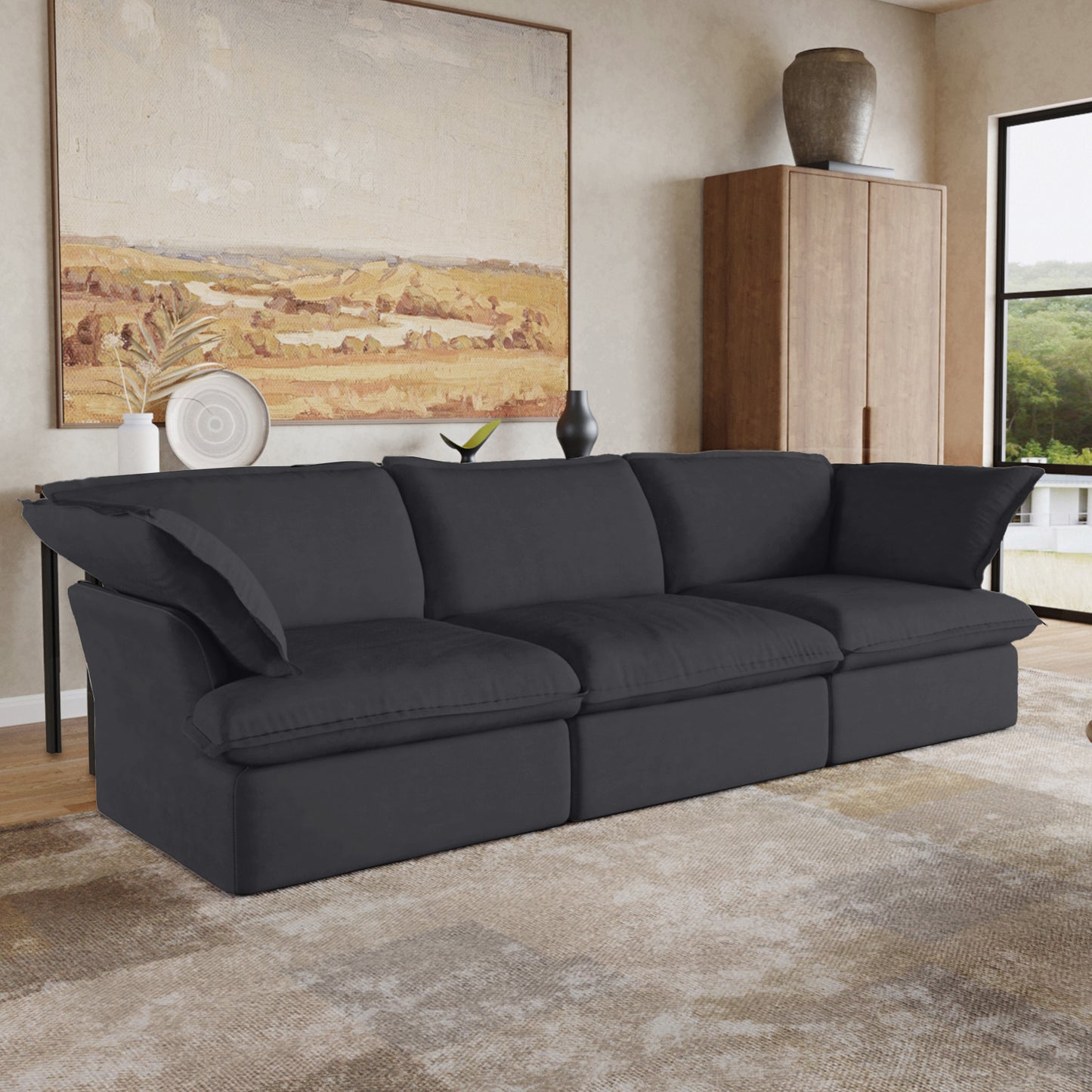 Anora Flare Arm Sofa