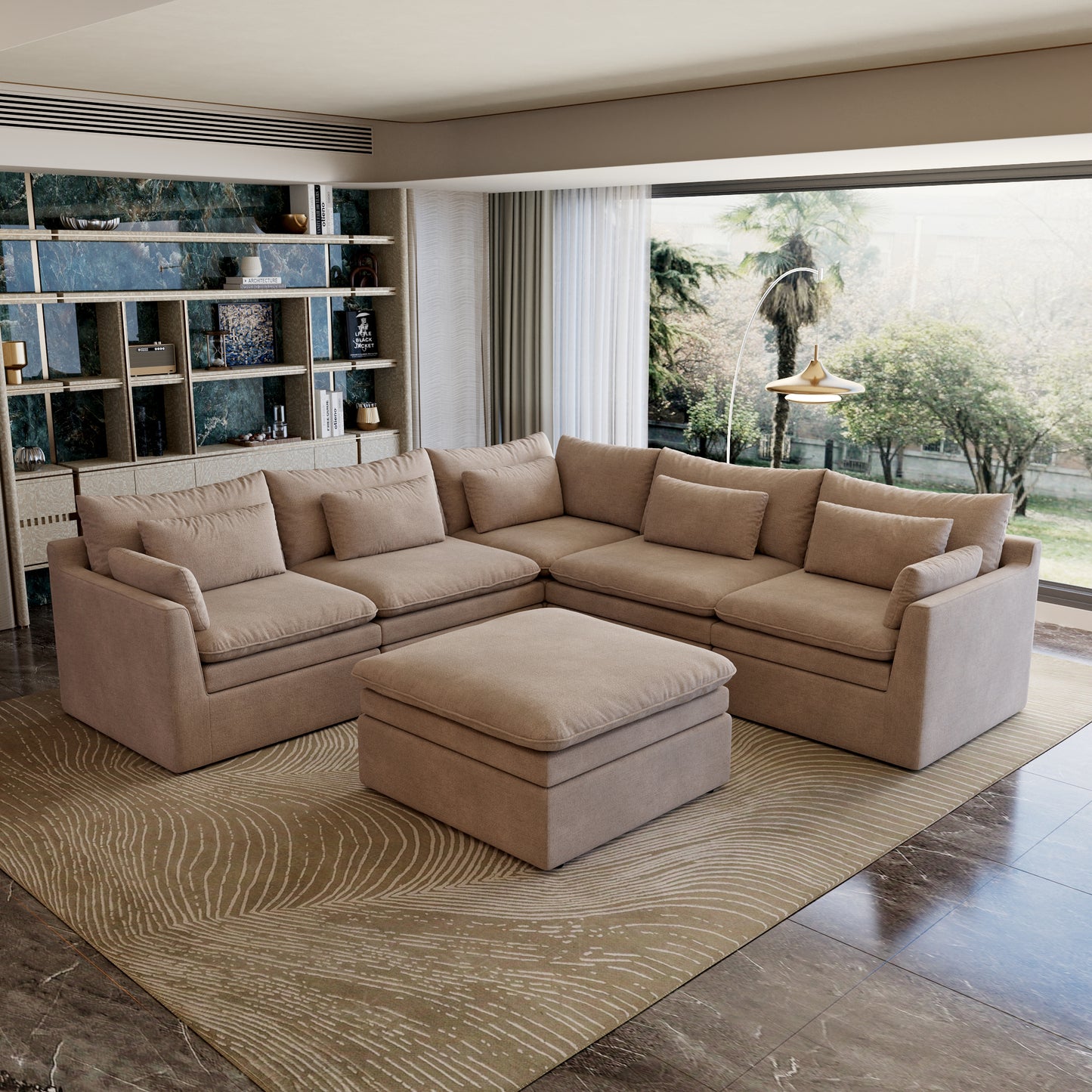 Jemma Track Arm Sofa Set