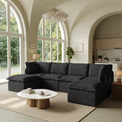 Luna Slim Arm Sofa Set