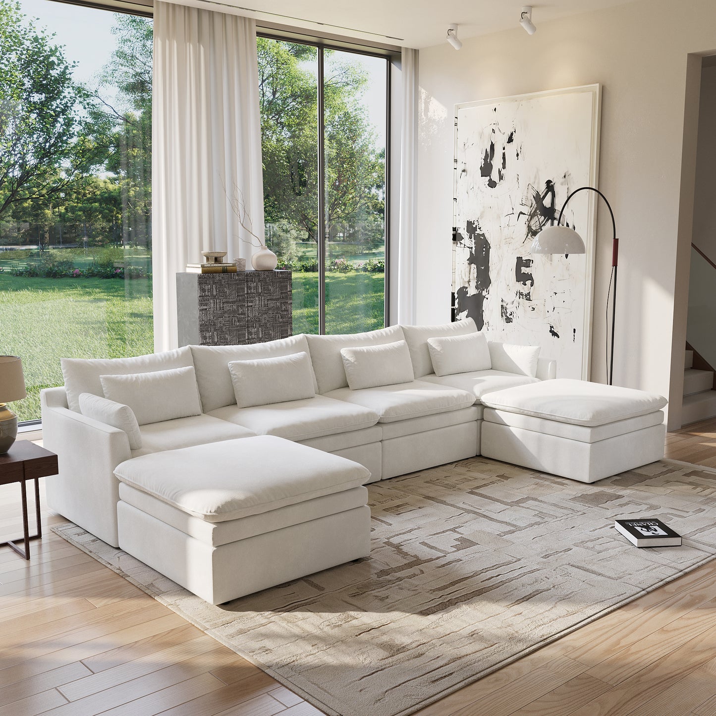 Jemma Track Arm Sofa Set