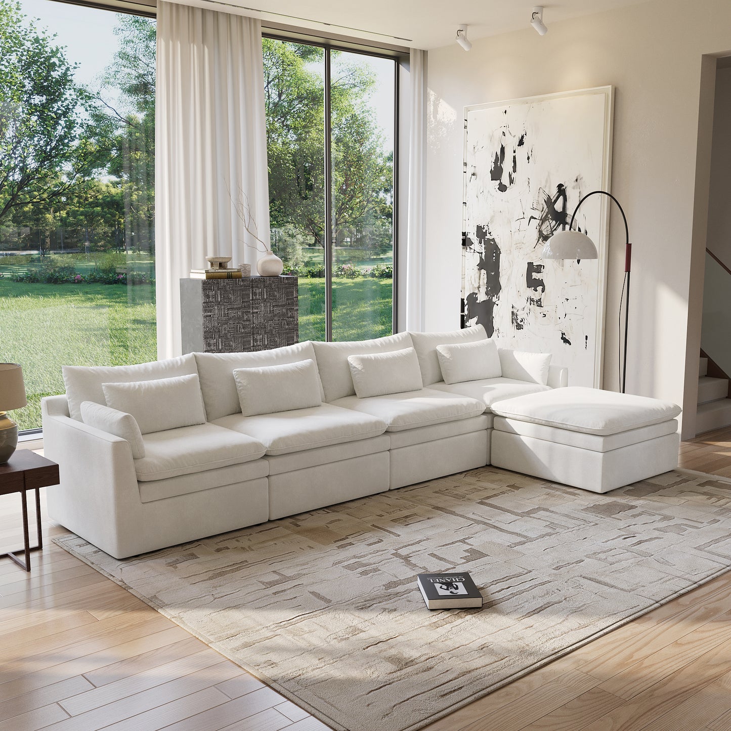 Jemma Track Arm Sofa Set