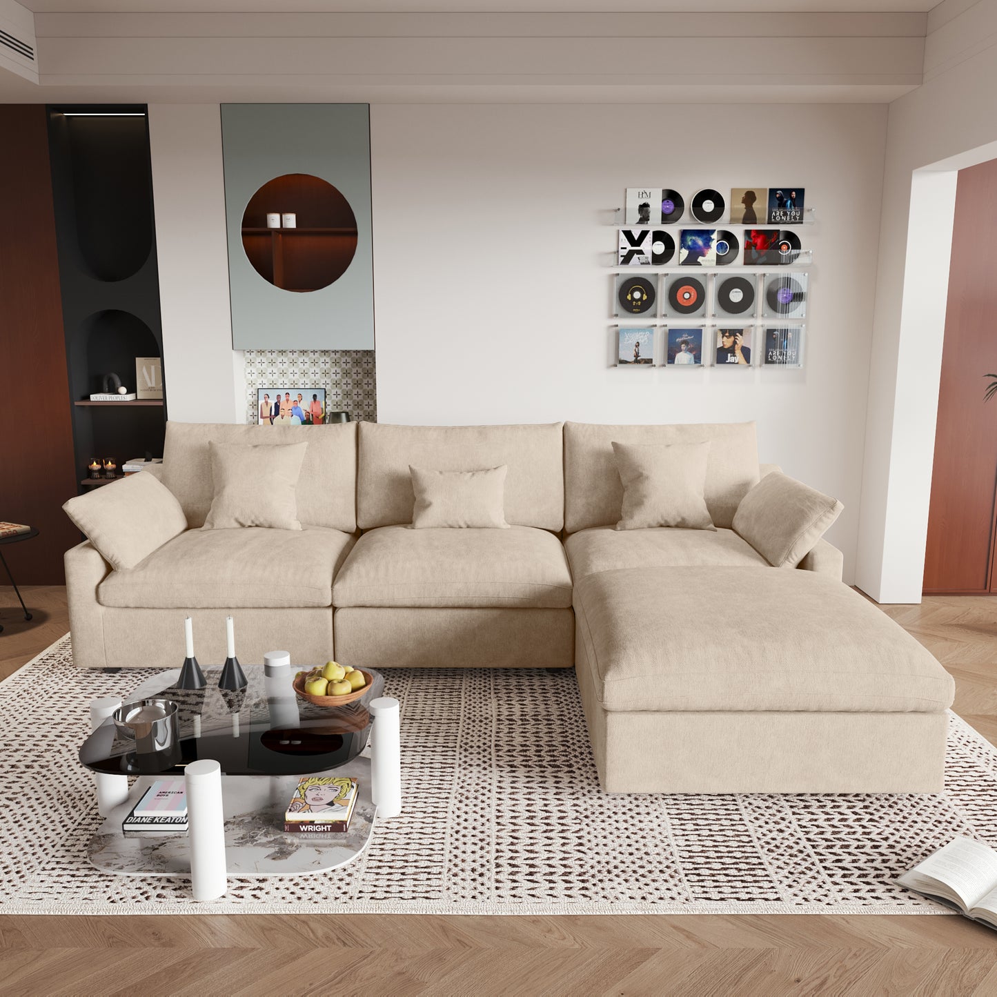 Aden Slope Arm Sofa