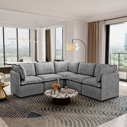 Luna Slim Arm Sofa Set