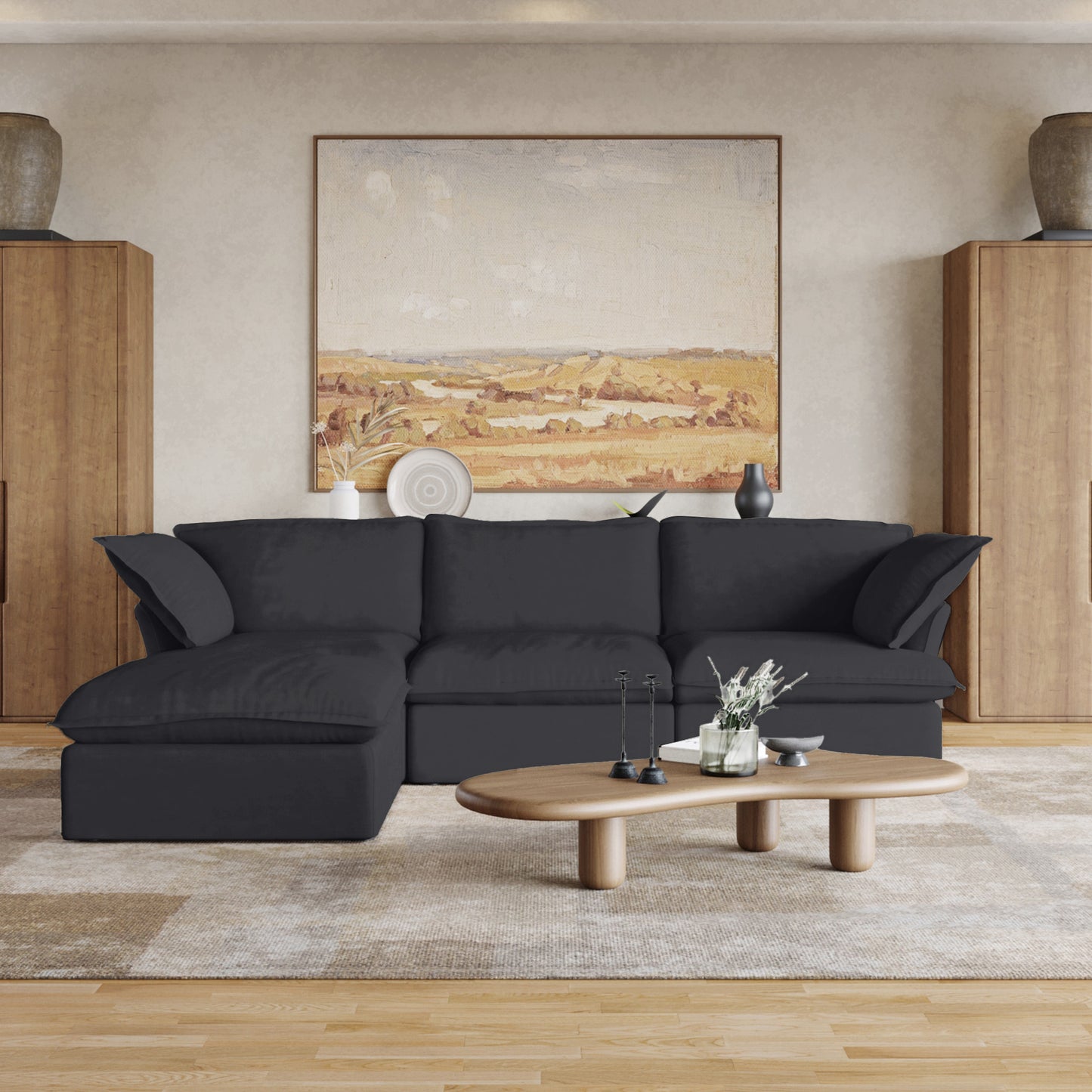 Anora Flare Arm Sofa