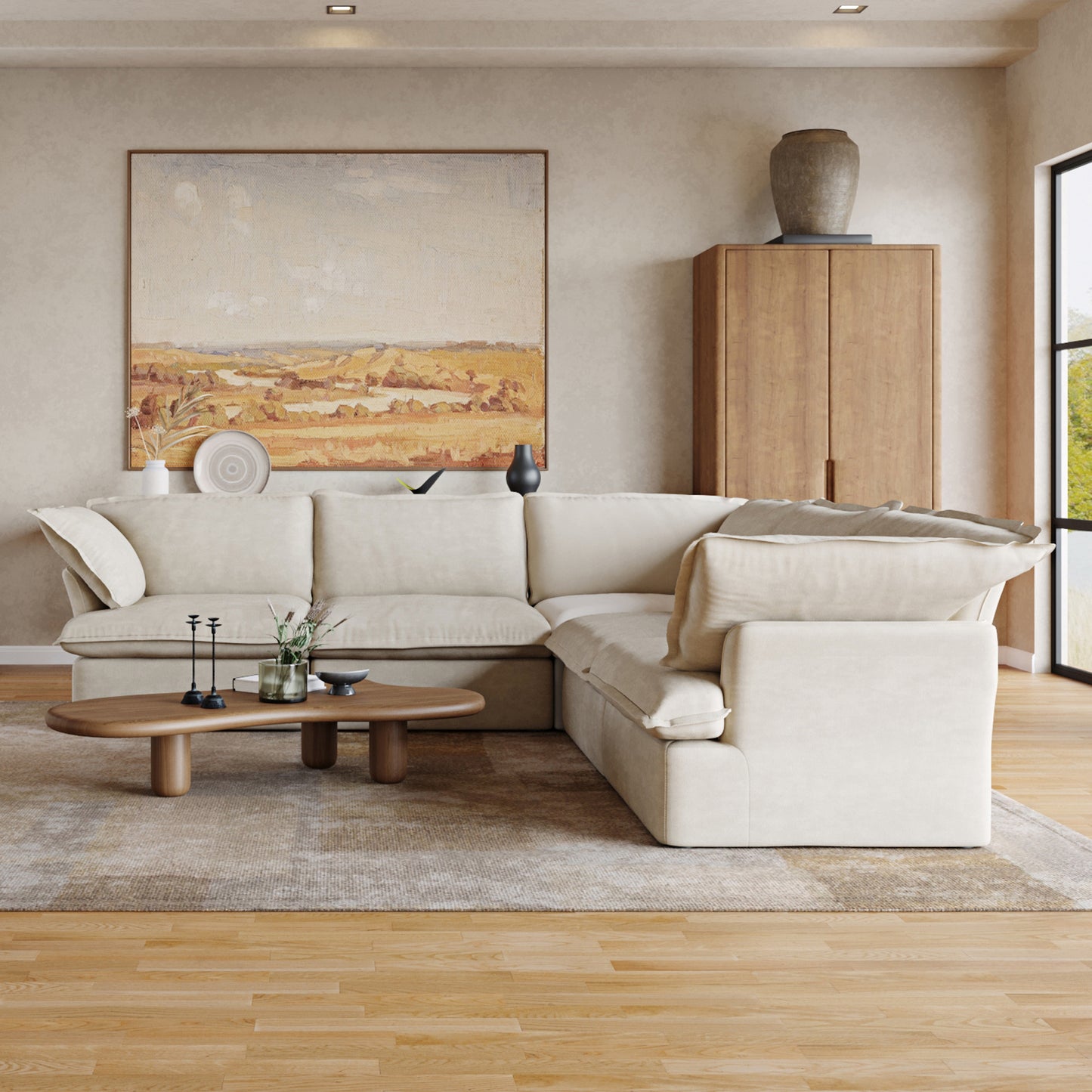 Anora Flare Arm Sofa